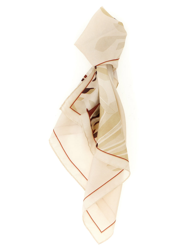 Brunello Cucinelli Brunello Cucinelli Bloom Print Scarf