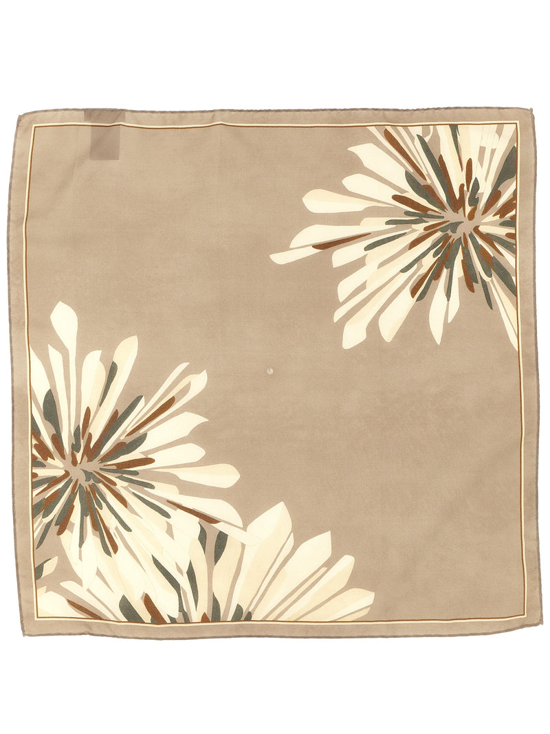 Brunello Cucinelli Bloom Print Scarf | Urbalenti™ NYC