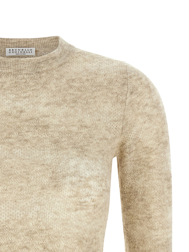 Brunello Cucinelli Brunello Cucinelli Flower Lace Sweater