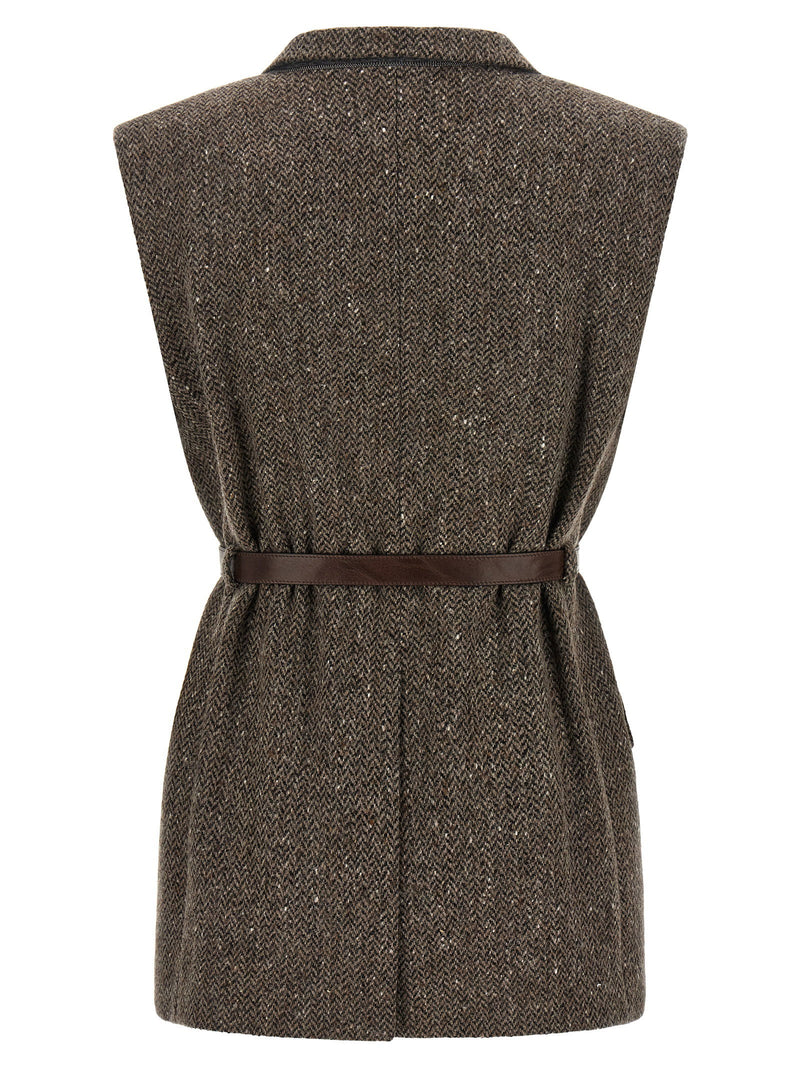 Brunello Cucinelli Brunello Cucinelli Mélange Wool Vest