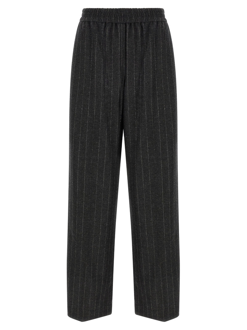Brunello Cucinelli Brunello Cucinelli Micro Sequin Pinstripe Pants