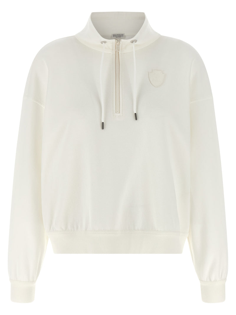 Brunello Cucinelli Heraldic Coat Of Arms Sweatshirt | Urbalenti™ NYC
