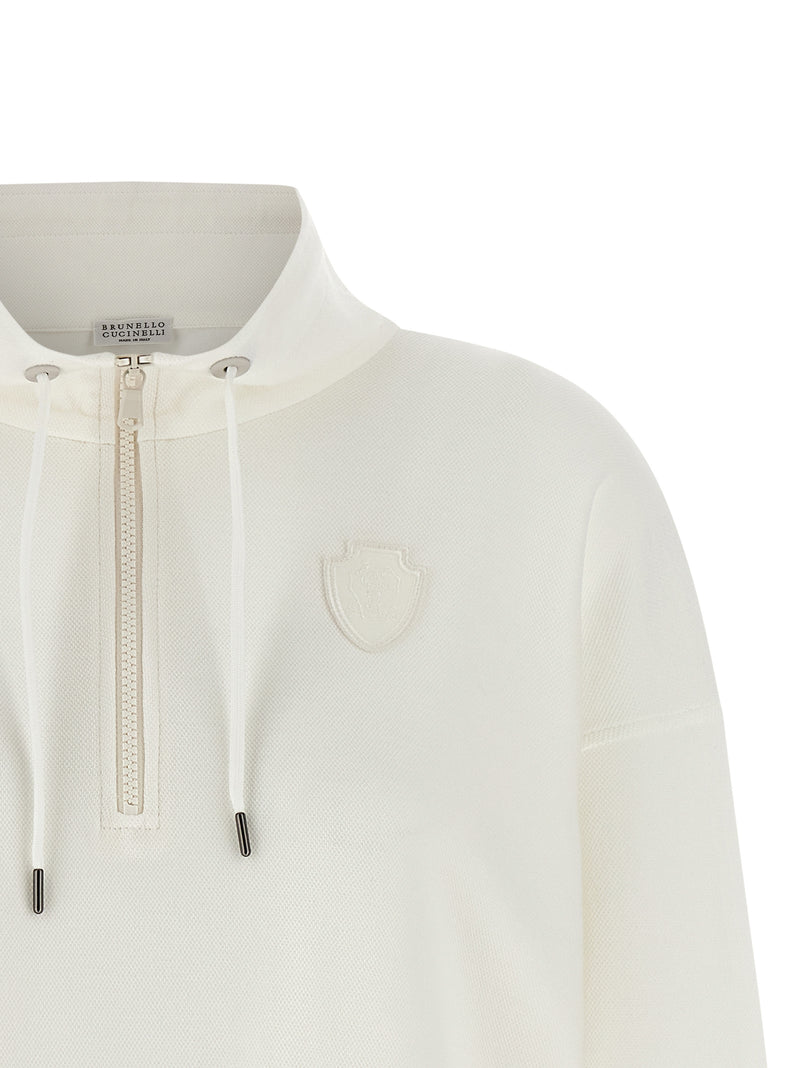 Brunello Cucinelli Heraldic Coat Of Arms Sweatshirt | Urbalenti™ NYC