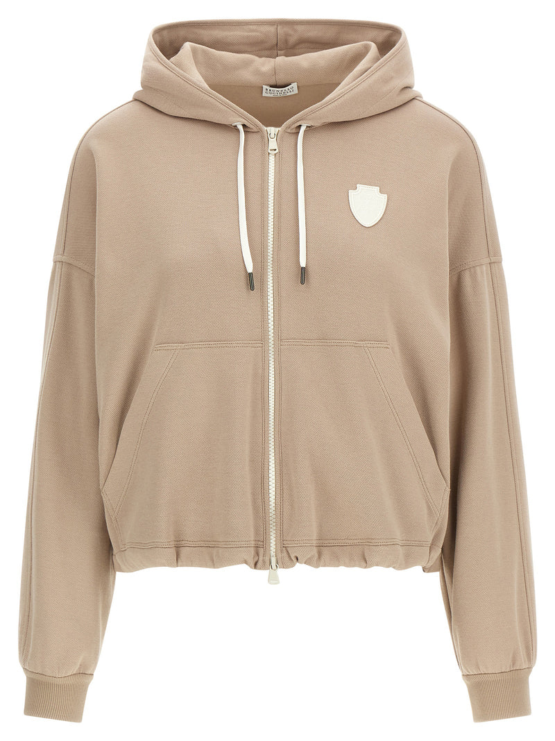 Brunello Cucinelli Heraldic Coat Of Arms Hoodie | Urbalenti™ NYC