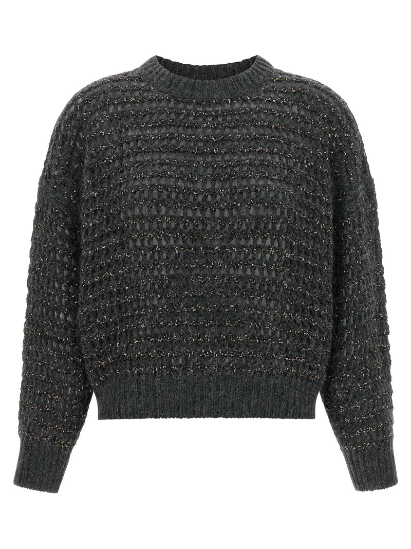 Brunello Cucinelli Brunello Cucinelli Dazzling Braids Sweater
