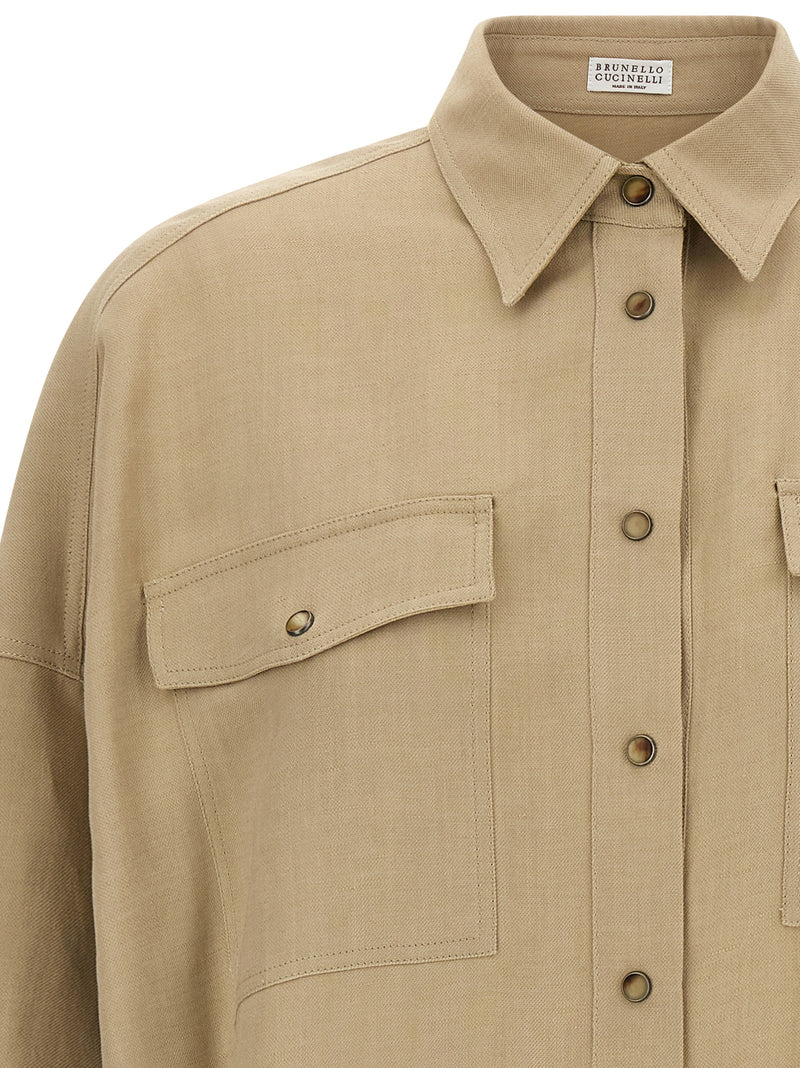 Brunello Cucinelli Brunello Cucinelli Fluid Twill Shirt