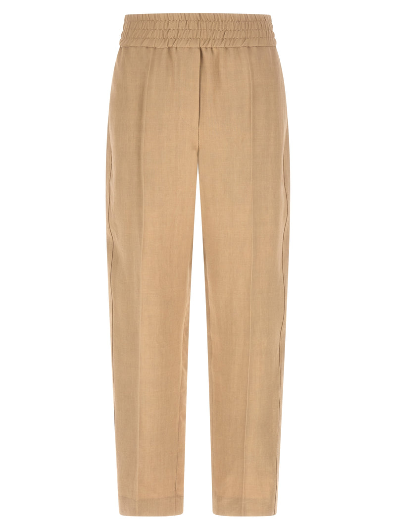 Brunello Cucinelli Baggy Pull-up Pants | Urbalenti™ NYC