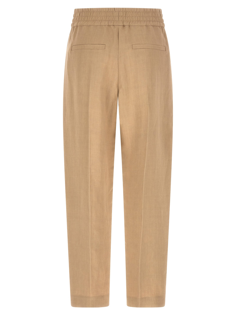 Brunello Cucinelli Baggy Pull-up Pants | Urbalenti™ NYC