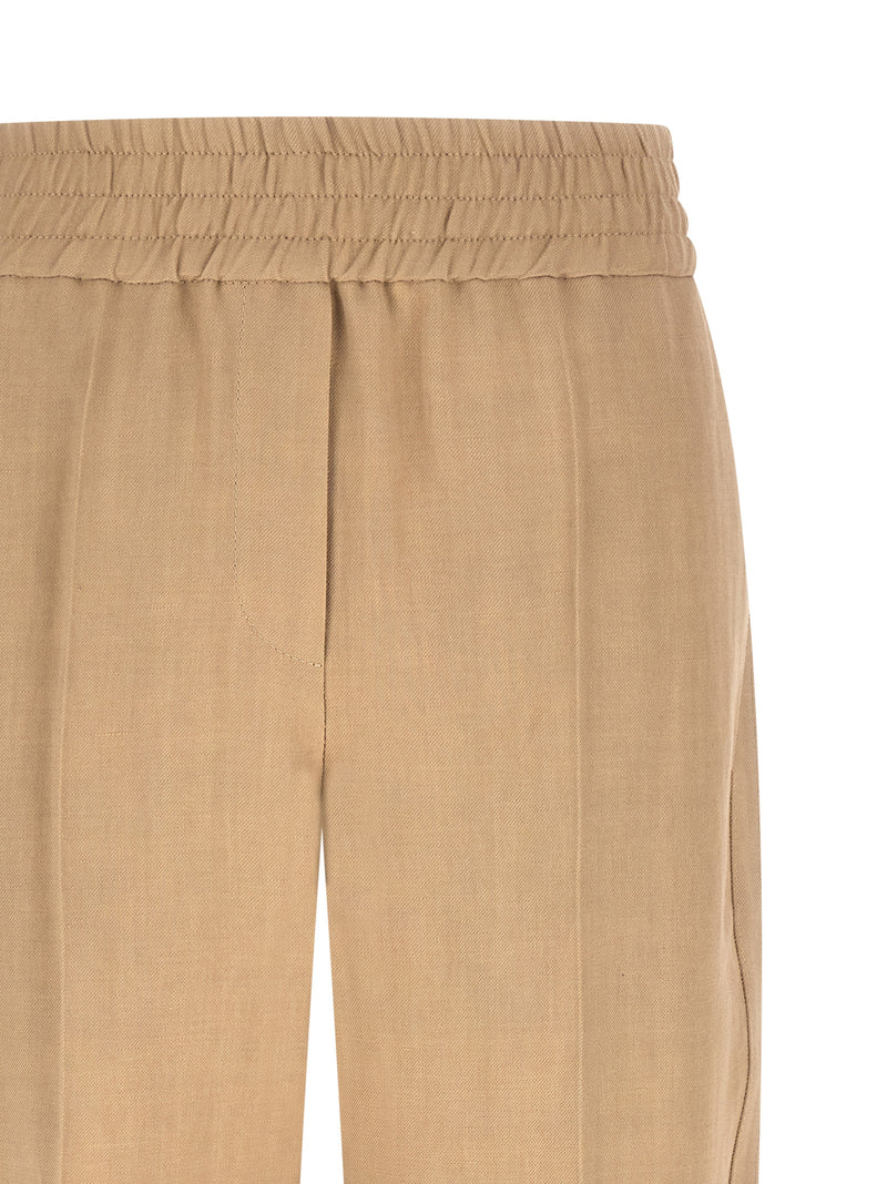 Brunello Cucinelli Baggy Pull-up Pants | Urbalenti™ NYC