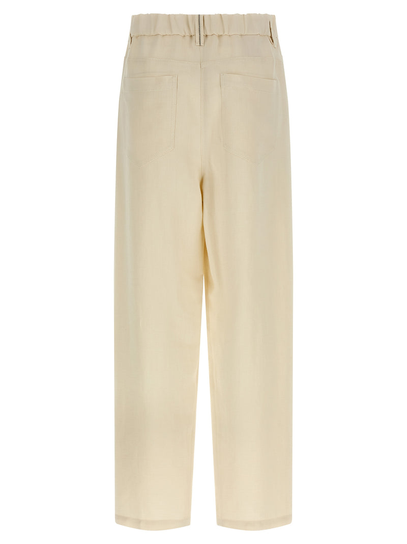 Brunello Cucinelli Linen Trousers | Urbalenti™ NYC