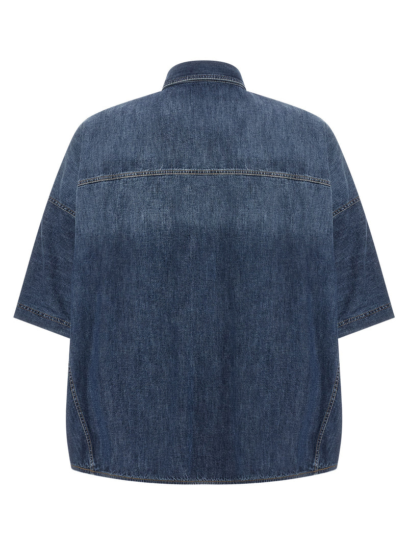 Brunello Cucinelli Lightweight Denim Shirt | Urbalenti™ NYC