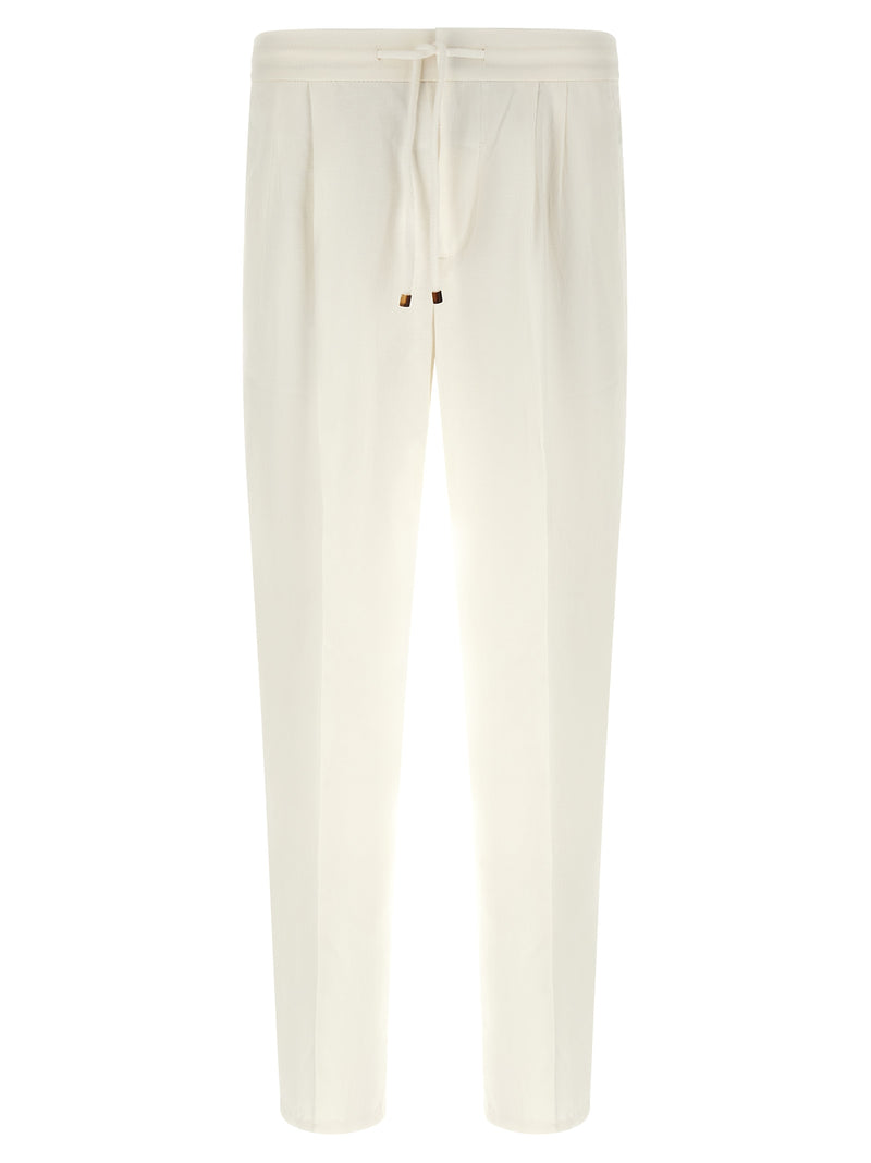 Brunello Cucinelli Linen Trousers | Urbalenti™ NYC