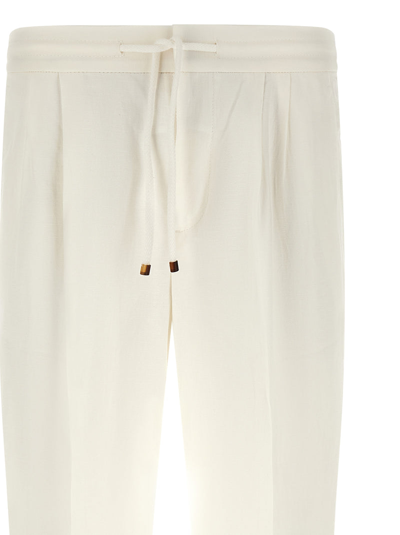 Brunello Cucinelli Linen Trousers | Urbalenti™ NYC