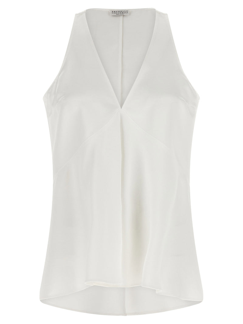 Brunello Cucinelli Brunello Cucinelli Top Twill Fluid
