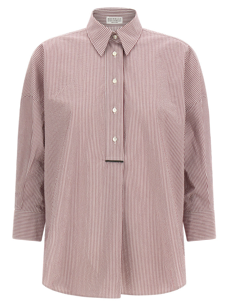 Brunello Cucinelli Striped Shirt | Urbalenti™ NYC