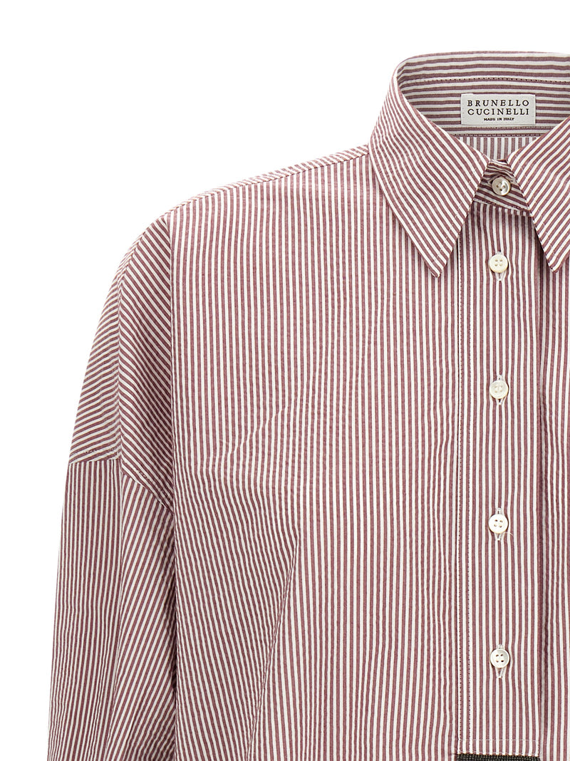 Brunello Cucinelli Striped Shirt | Urbalenti™ NYC