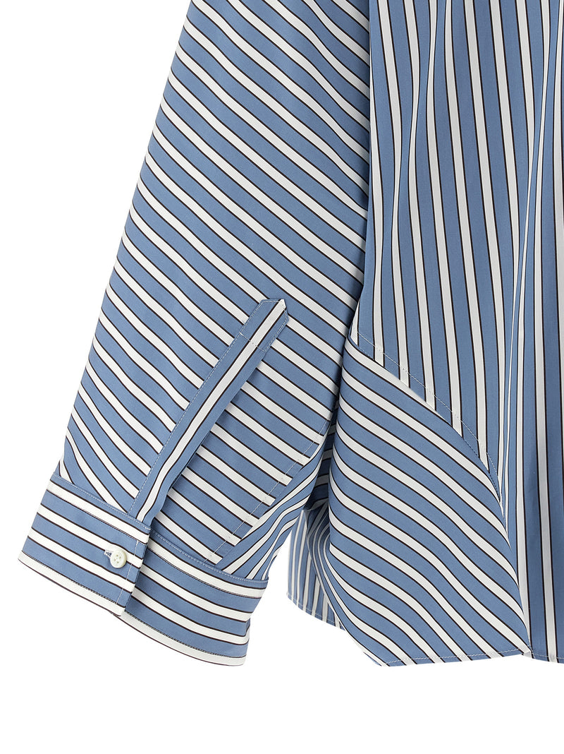Brunello Cucinelli Monile Striped Shirt - Cotton Oversized - Style 16C001 | Urbalenti™ NYC
