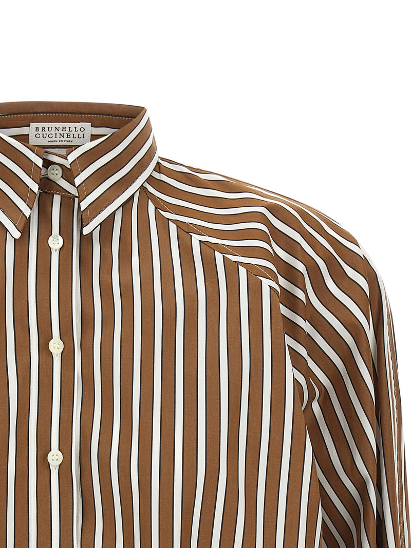 Brunello Cucinelli Brunello Cucinelli Shadow Striped Shirt