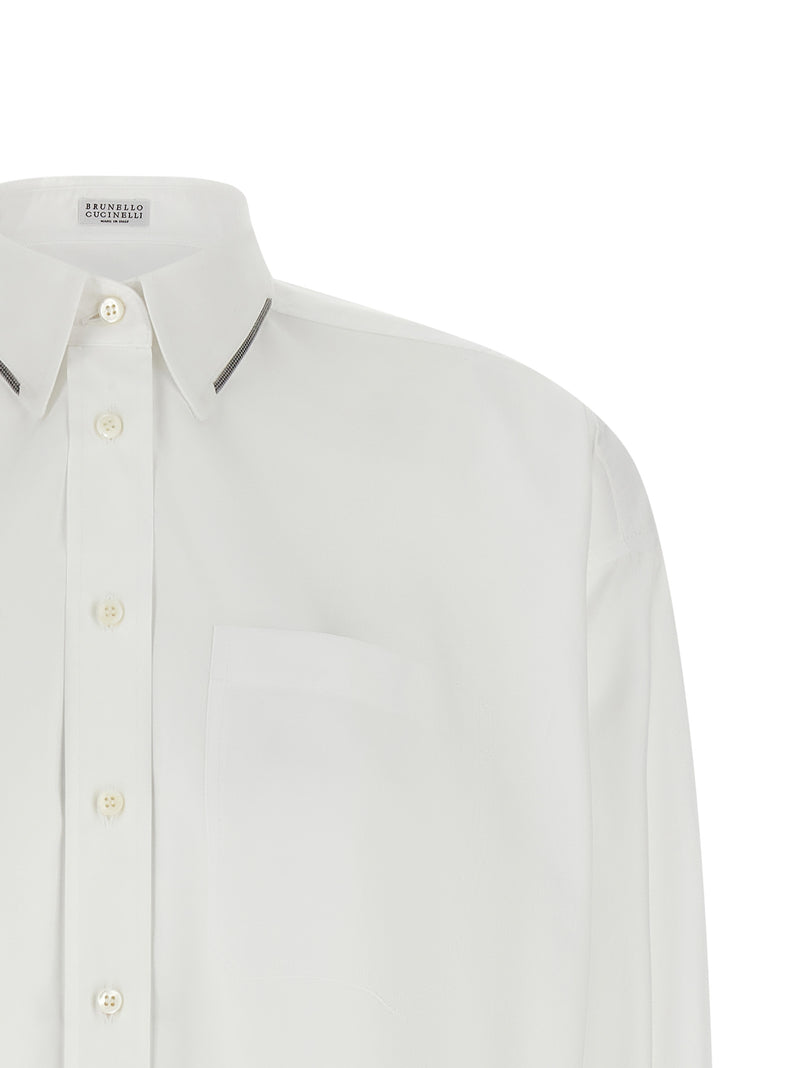 Brunello Cucinelli Brunello Cucinelli Shiny Trim Shirt