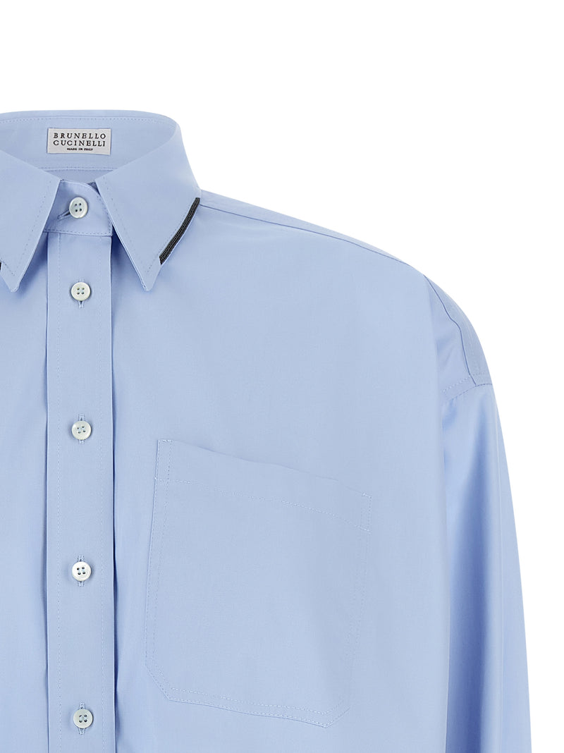 Brunello Cucinelli Brunello Cucinelli Shiny Trim Shirt