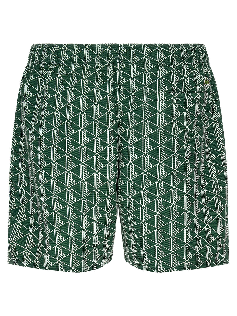 Lacoste Monogram Print Swimsuit Variant 1 | Urbalenti™ NYC