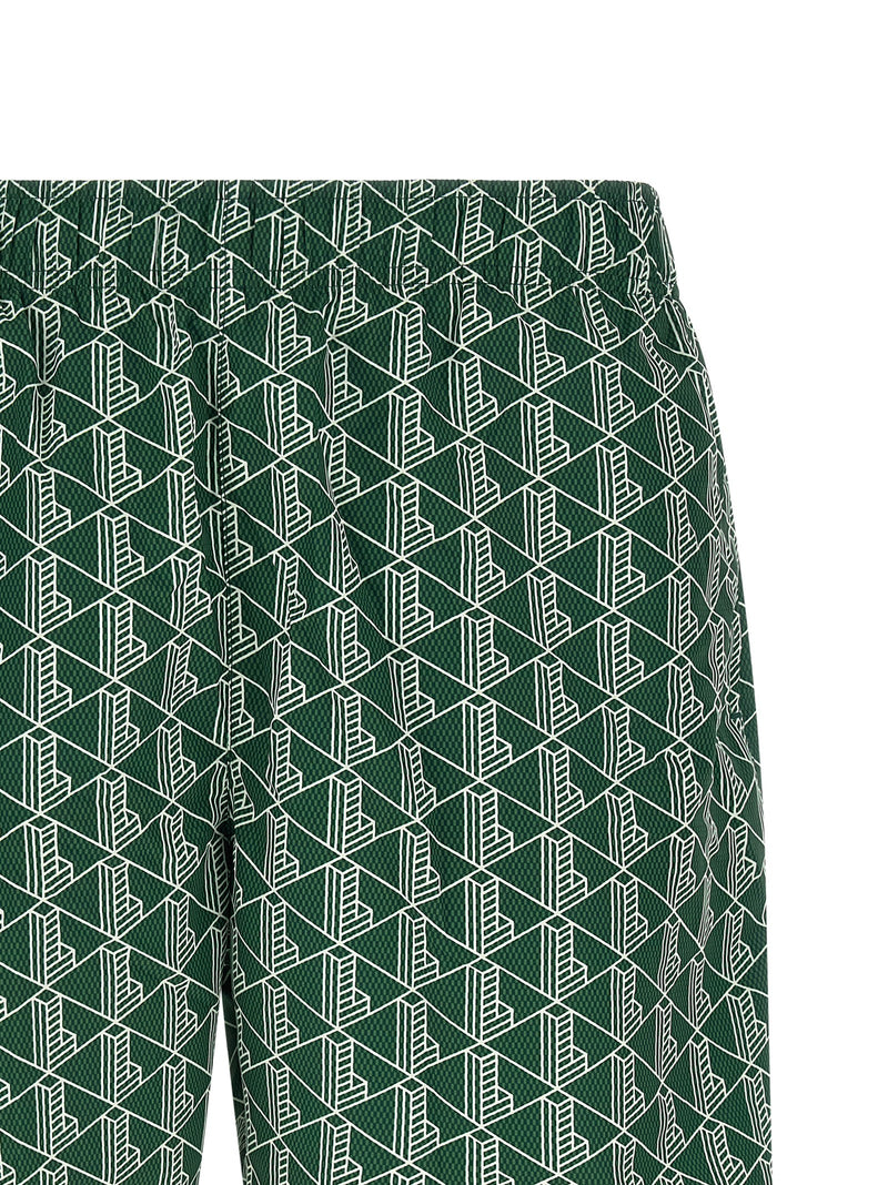 Lacoste Monogram Print Swimsuit Variant 1 | Urbalenti™ NYC