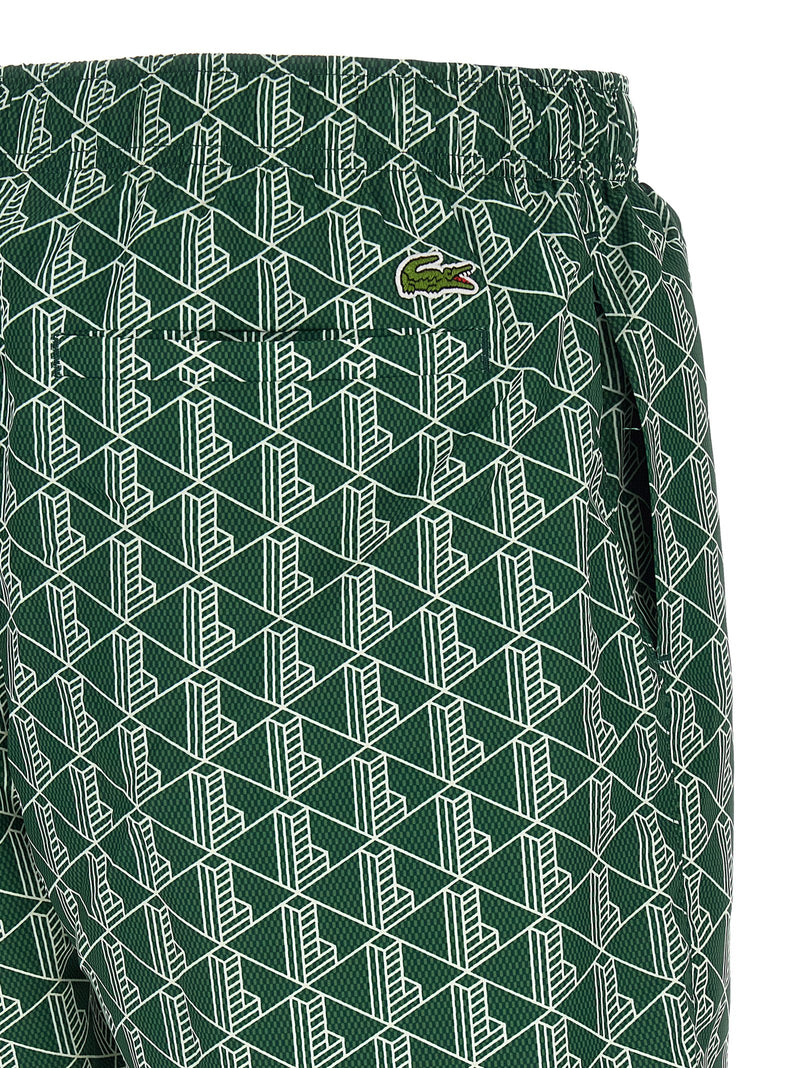 Lacoste Monogram Print Swimsuit Variant 1 | Urbalenti™ NYC