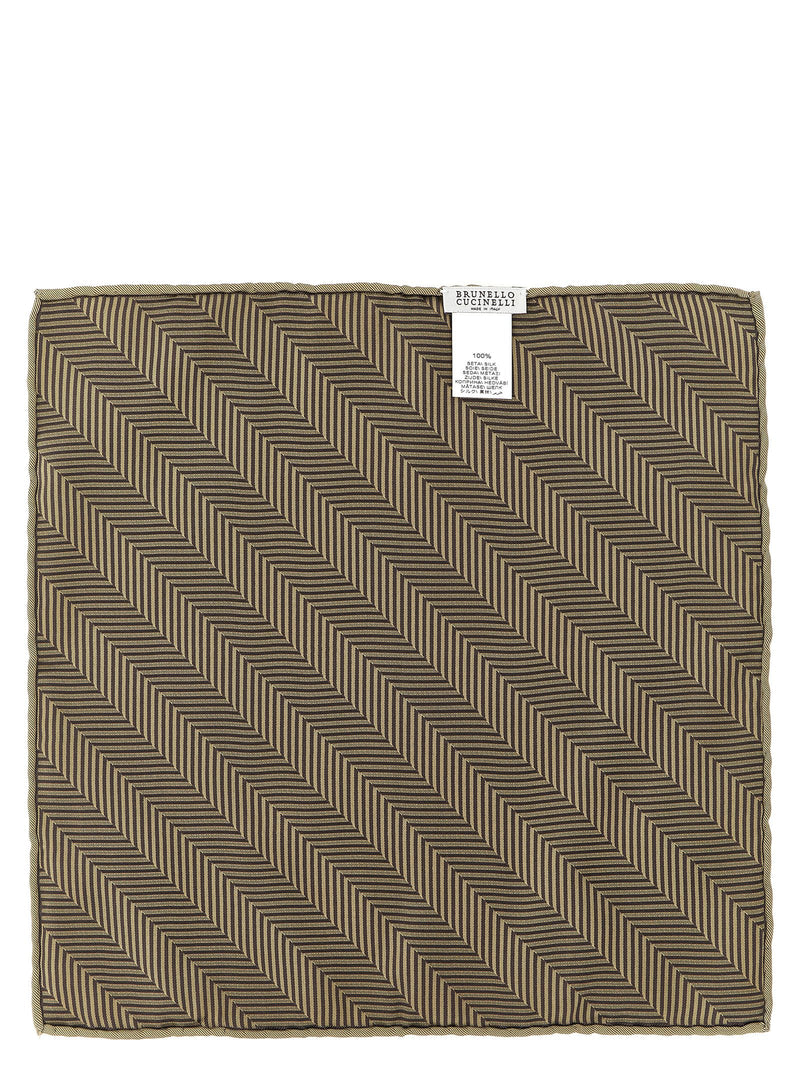 Brunello Cucinelli Brunello Cucinelli Chevron Pocket Clutch