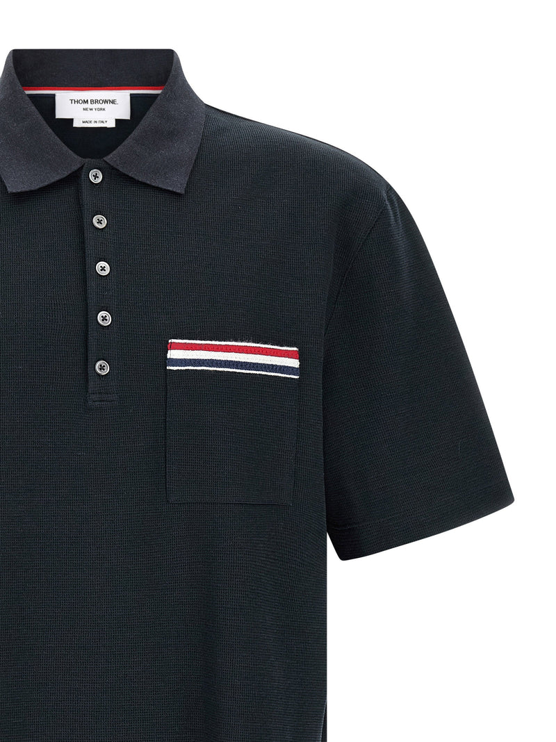 Thom Browne Thom Browne Nastro Rwb Polo Shirt