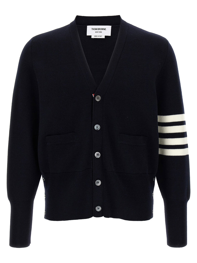 Thom Browne Thom Browne 4-bar Wool Cardigan