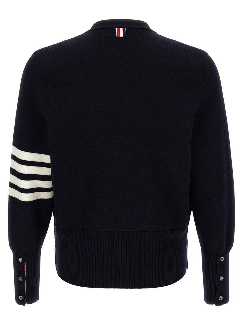 Thom Browne Thom Browne 4-bar Wool Cardigan
