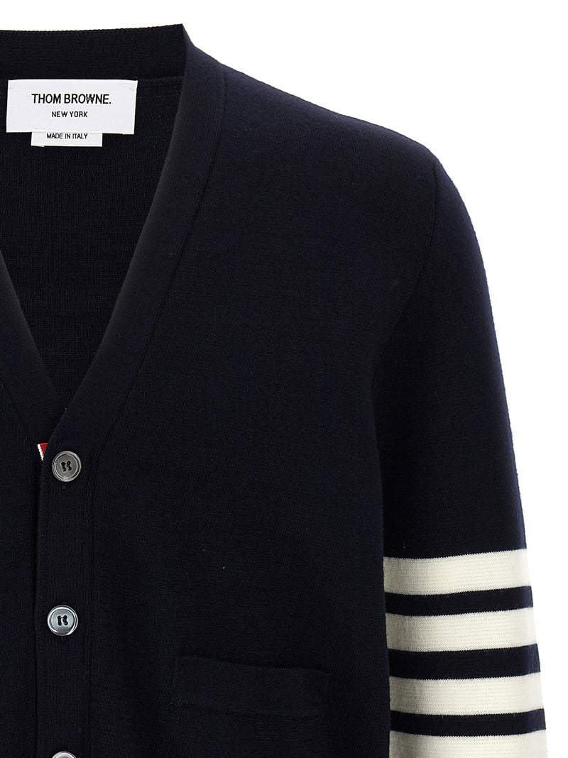Thom Browne Thom Browne 4-bar Wool Cardigan