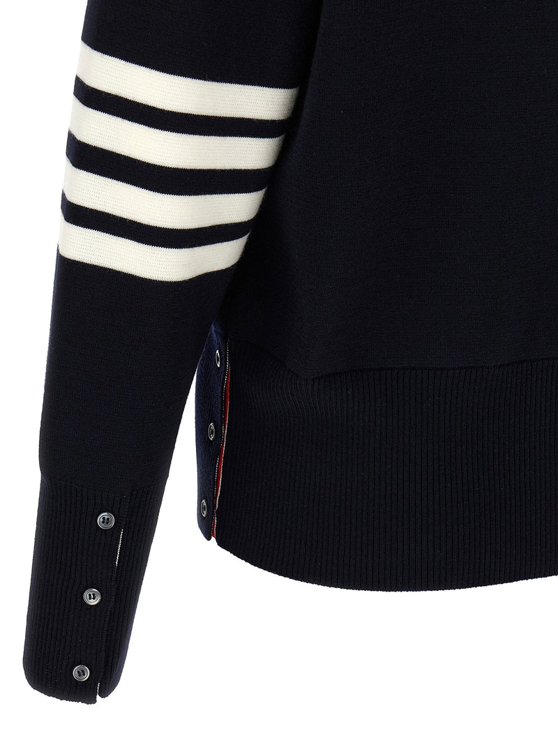 Thom Browne Thom Browne 4-bar Wool Cardigan