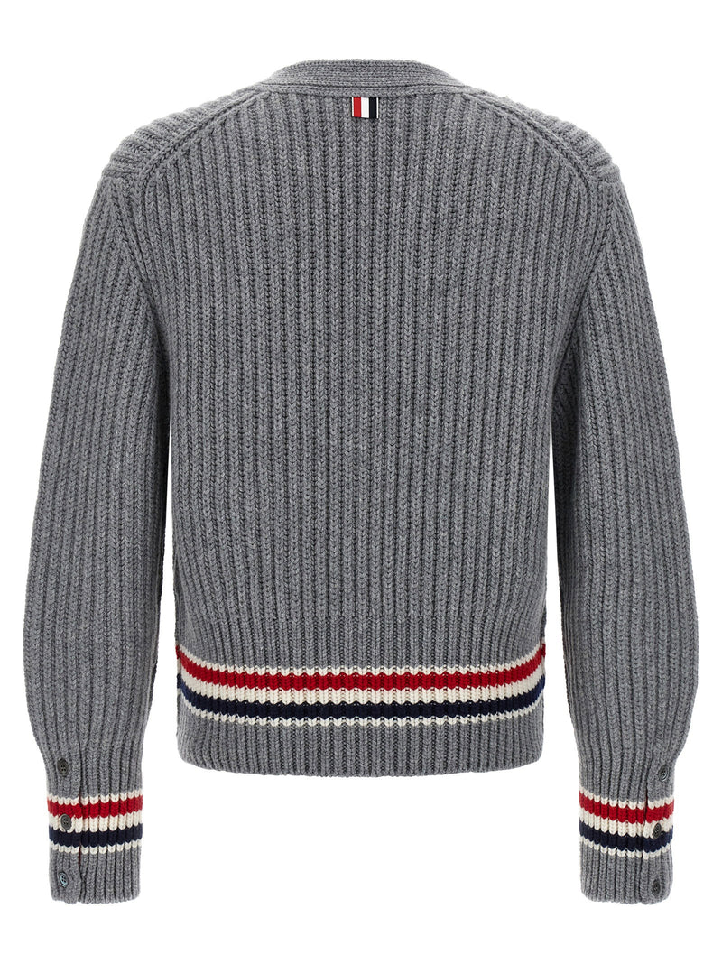 Thom Browne Thom Browne Rwb Tape Cardigan
