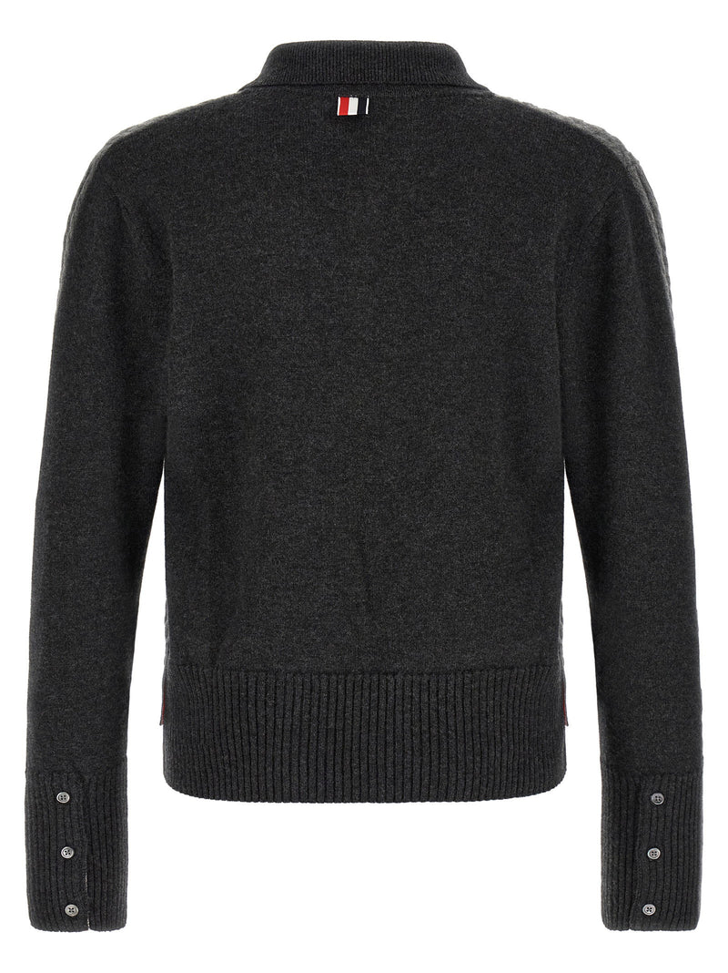Thom Browne Thom Browne 2-in-1 Trompe Loeil Polo Shirt