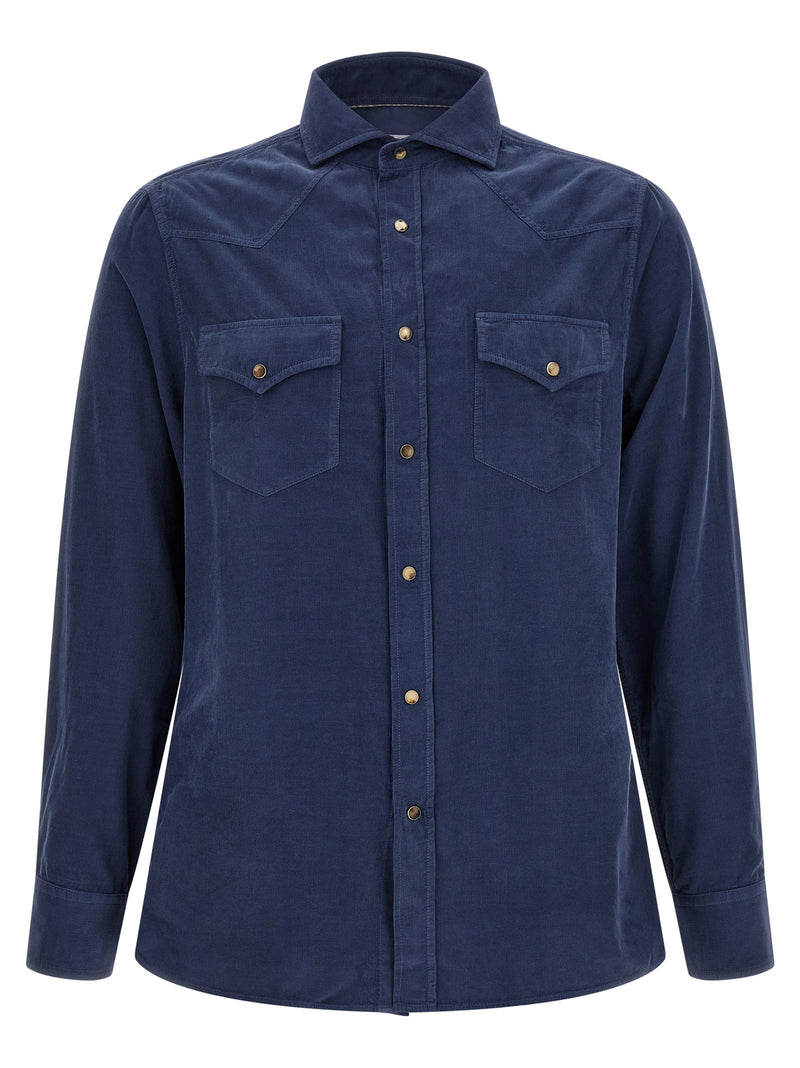 Brunello Cucinelli Brunello Cucinelli Corduroy Shirt