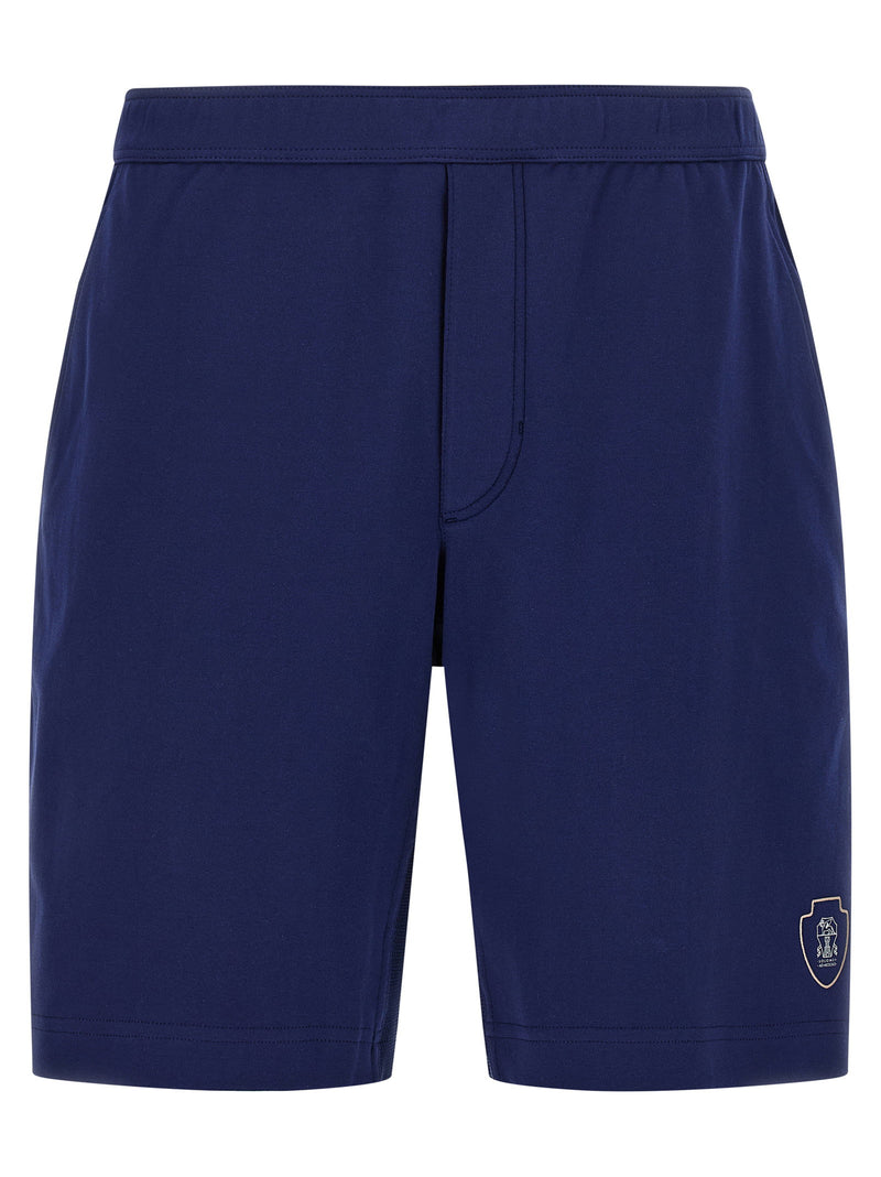 Brunello Cucinelli Brunello Cucinelli Interlock Cotton Bermuda Shorts