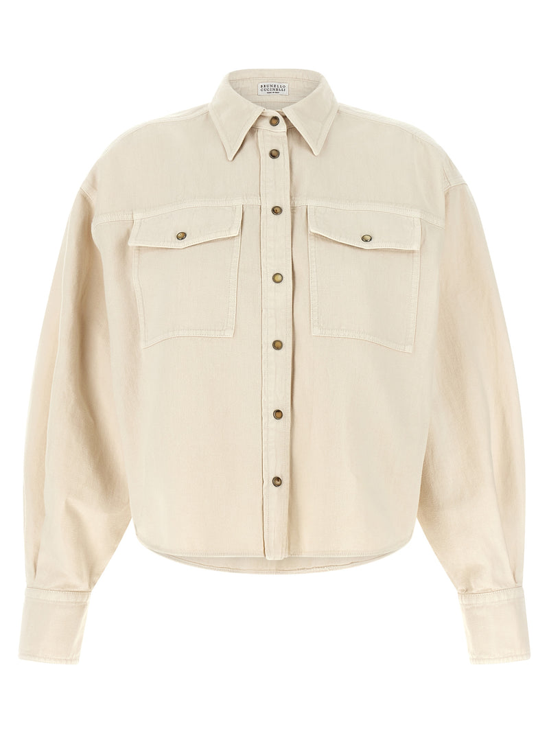 Brunello Cucinelli Linen Cotton Shirt | Urbalenti™ NYC
