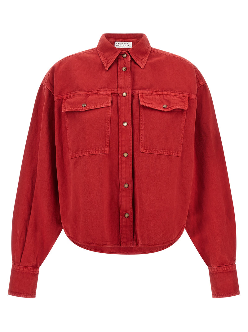 Brunello Cucinelli Brunello Cucinelli Cotton And Linen Shirt