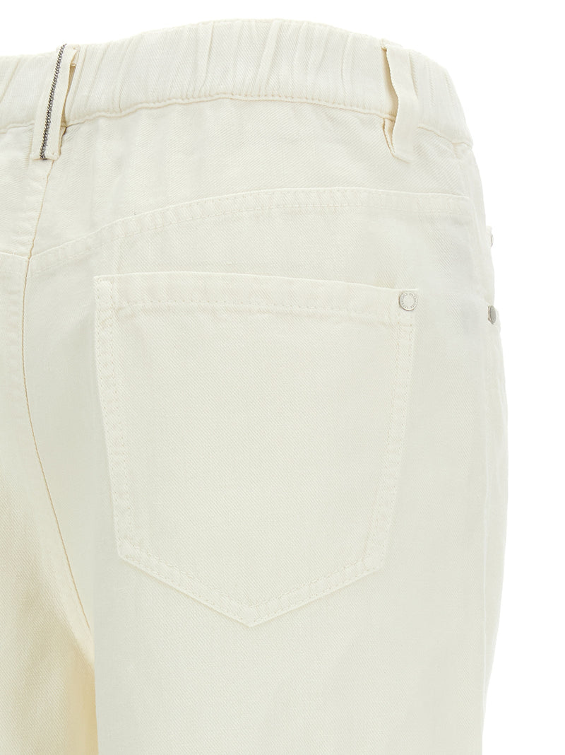 Brunello Cucinelli Cotton Trousers - Cotton Pocket - Style 3C1101 | Urba... | Urbalenti™ NYC