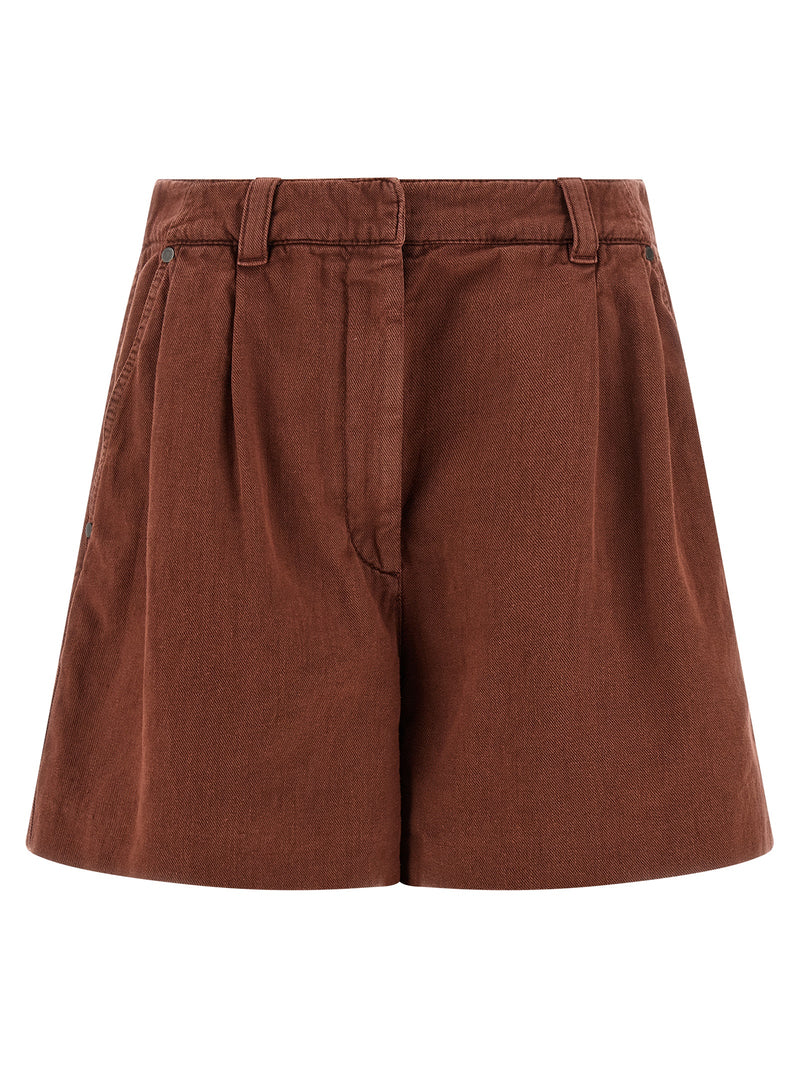 Brunello Cucinelli Baggy Shorts - Cotton - Style 1C9093 | Urbalenti | Ur... | Urbalenti™ NYC