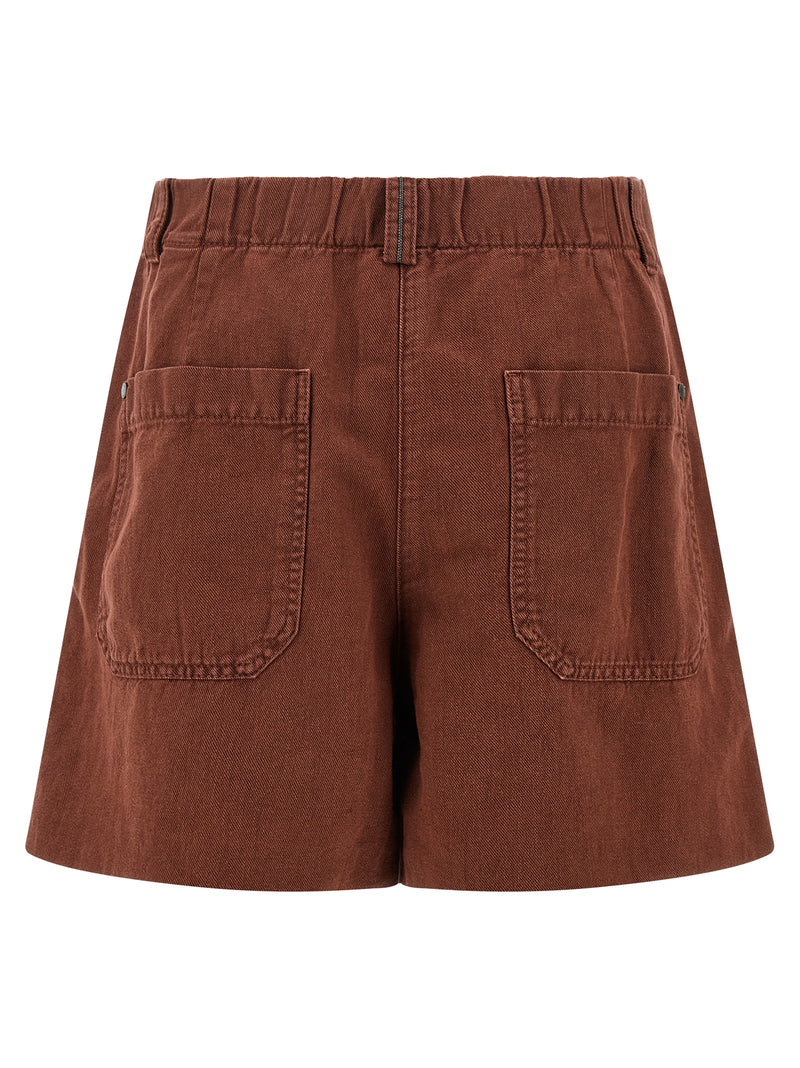 Brunello Cucinelli Baggy Shorts - Cotton - Style 1C9093 | Urbalenti | Ur... | Urbalenti™ NYC