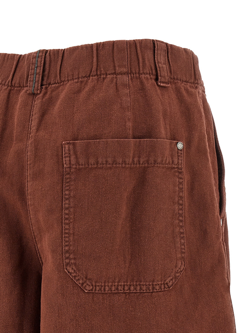 Brunello Cucinelli Baggy Shorts - Cotton - Style 1C9093 | Urbalenti | Ur... | Urbalenti™ NYC