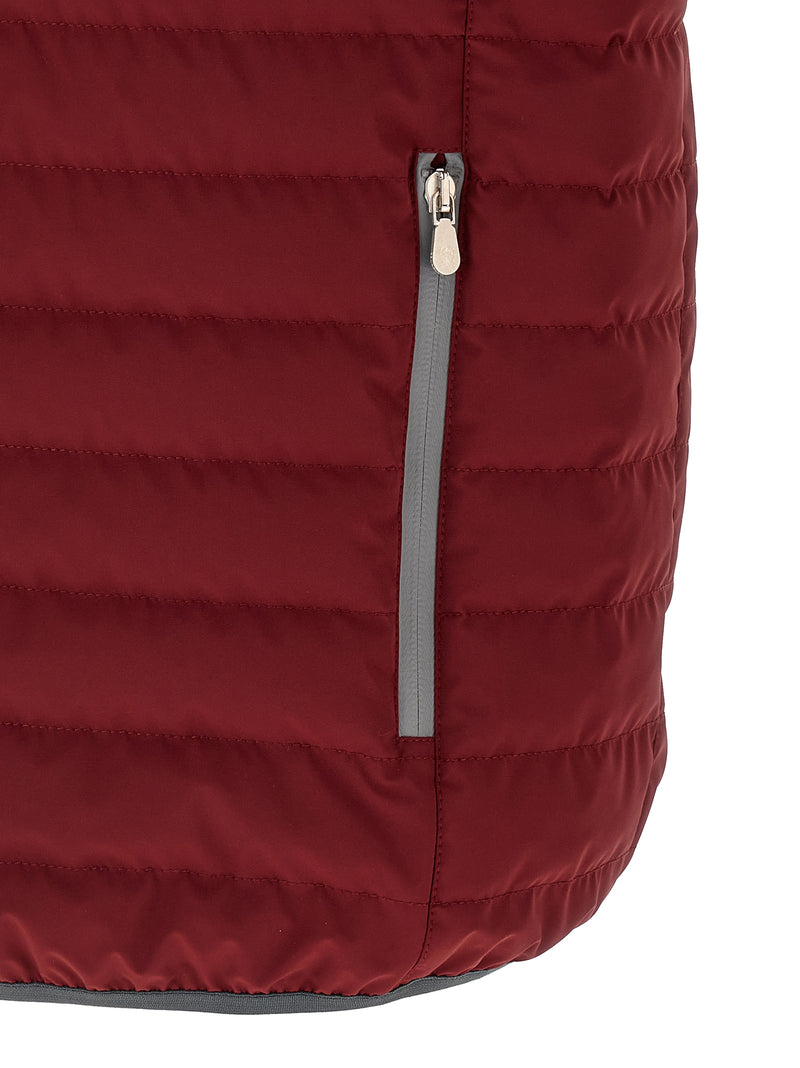 Brunello Cucinelli Logo Vest - Nylon Logo Embroidery | Urbalenti™ NYC
