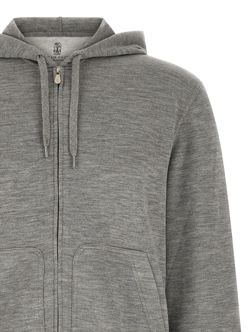 Brunello Cucinelli Brunello Cucinelli Cashmere And Silk Hoodie