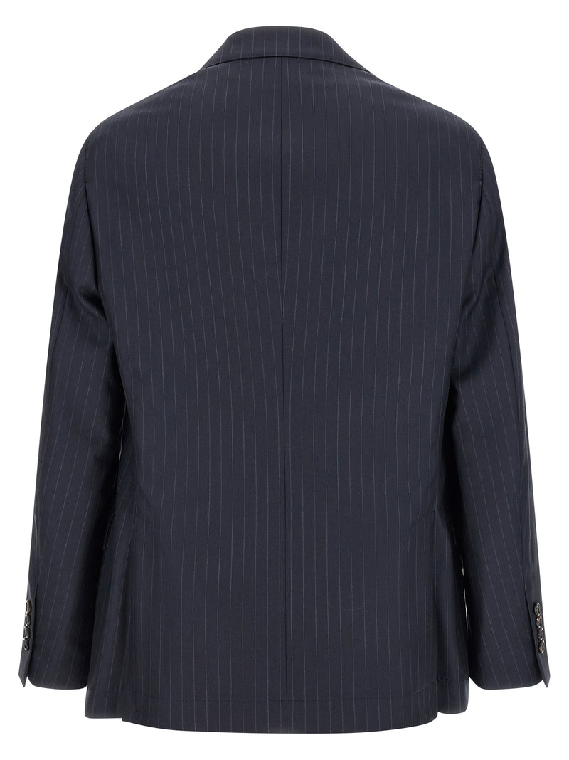 Brunello Cucinelli Brunello Cucinelli Pinstripe Batavia Blazer