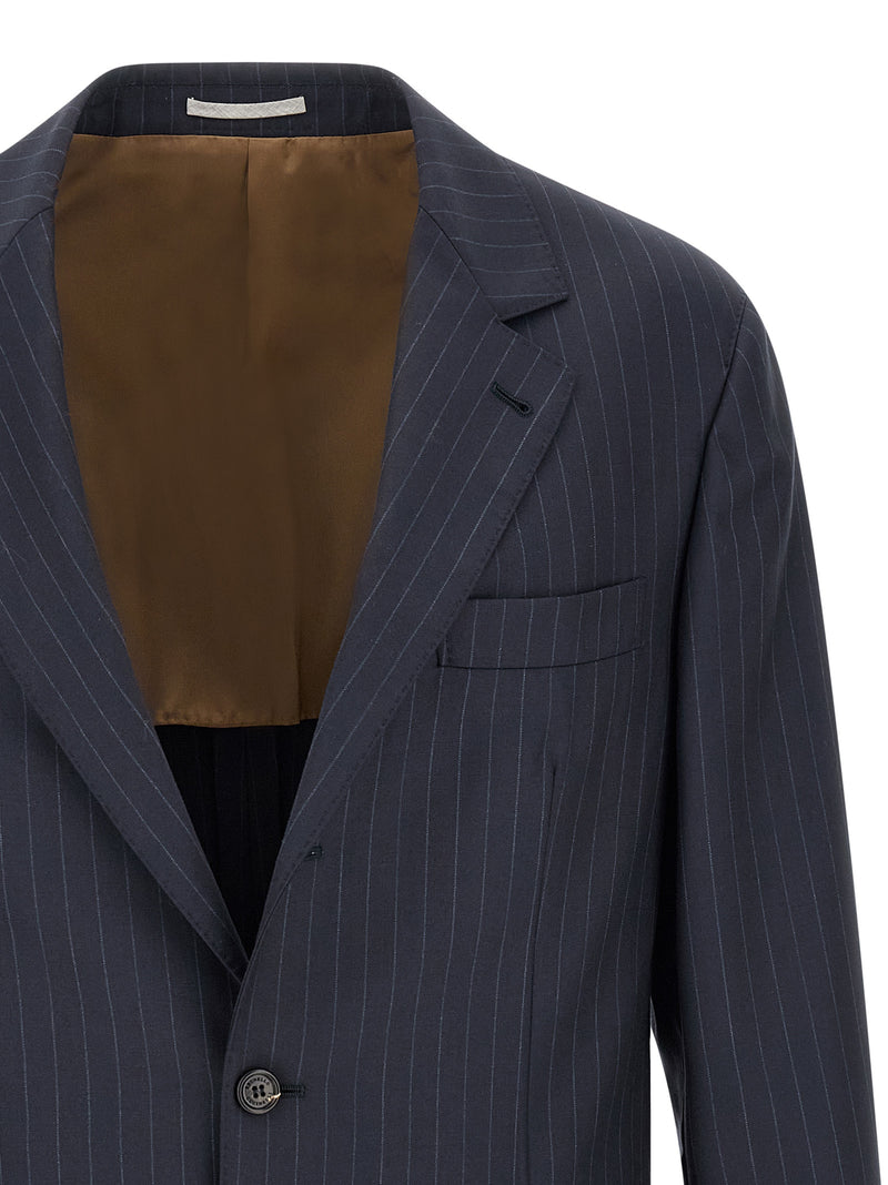 Brunello Cucinelli Brunello Cucinelli Pinstripe Batavia Blazer