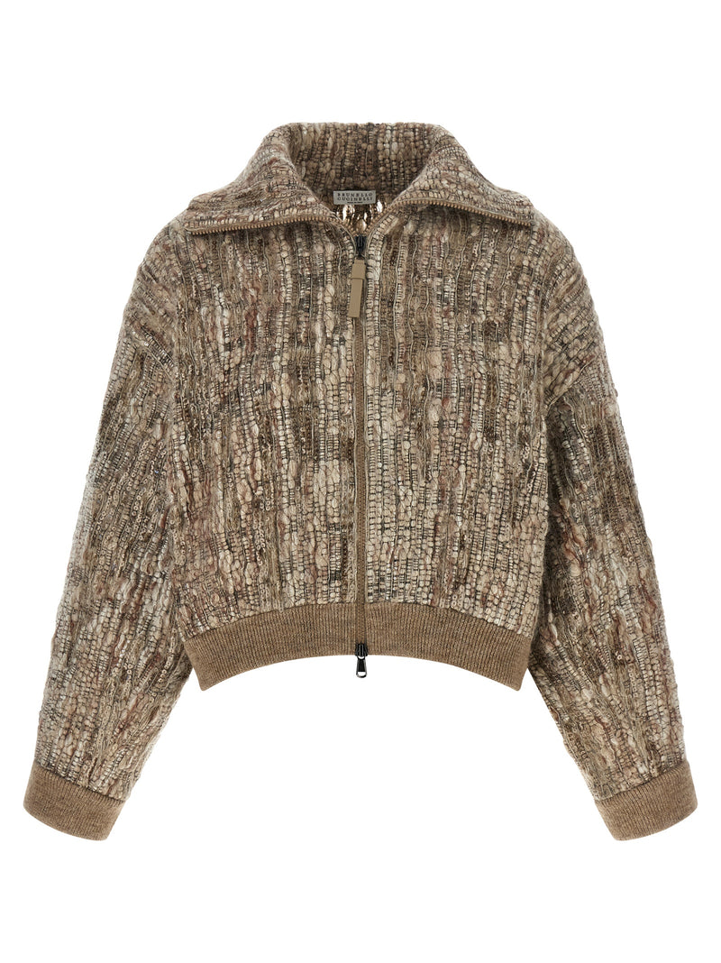 Brunello Cucinelli Brunello Cucinelli Tweed Cardigan