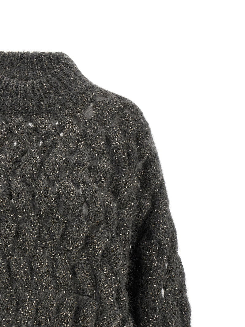 Brunello Cucinelli Brunello Cucinelli Dazzling Waves Sweater