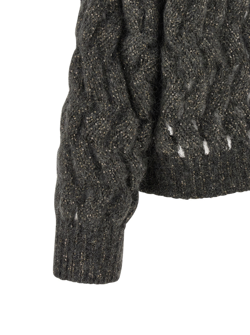 Brunello Cucinelli Brunello Cucinelli Dazzling Waves Sweater